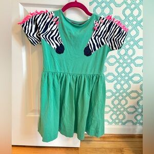Mini Boden Girls Zebra Dress size 8-9